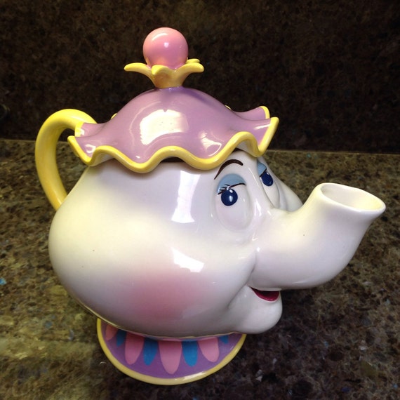 beauty and the beast tea pot