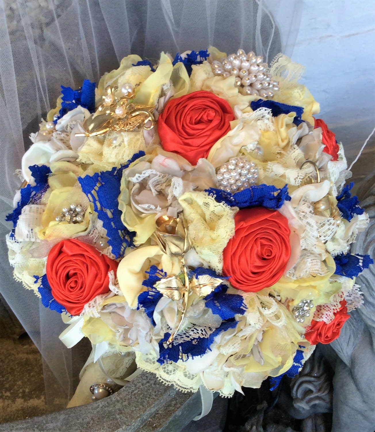 Beauty and The Beast Wedding Bridal BouquetBride's