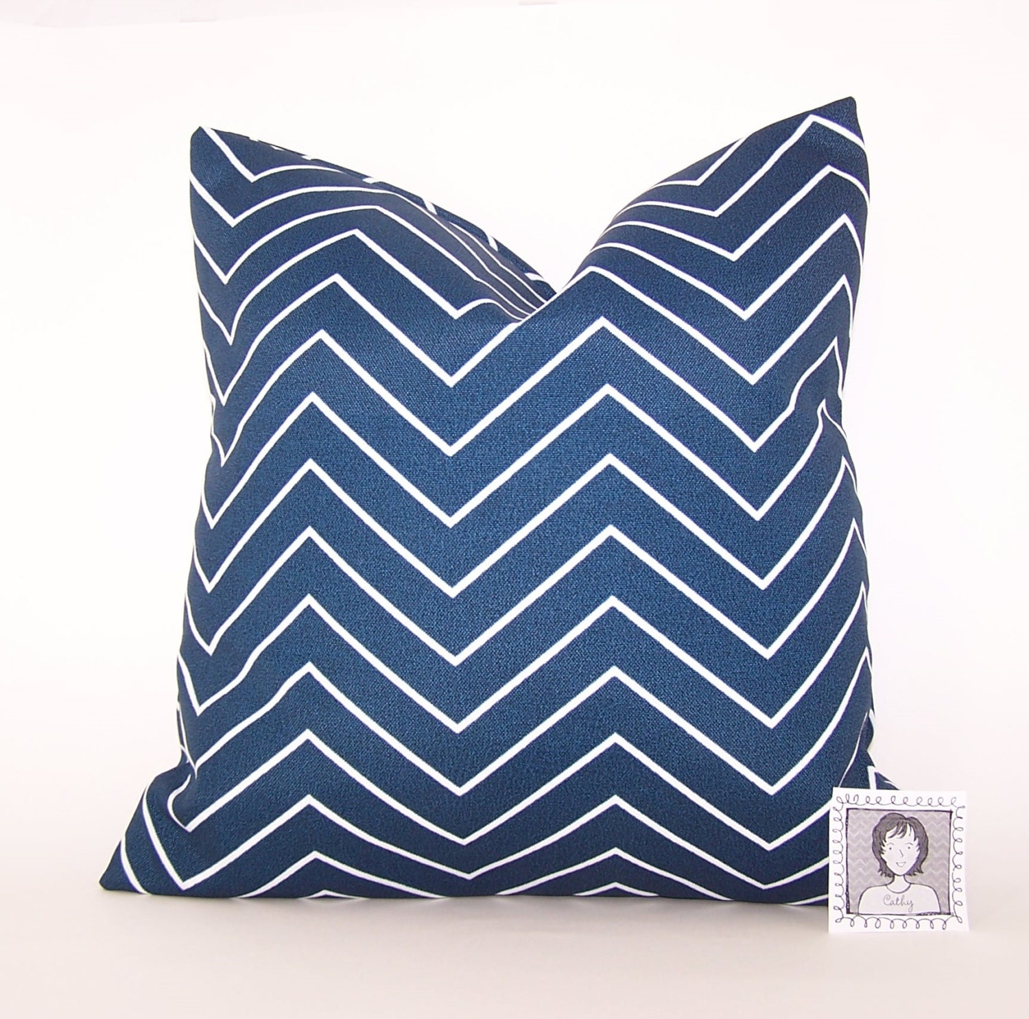Navy Outdoor Pillow Dark Blue PILLOW Lumbar Various