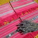 4 Red Folk Place Mats Vintage French Folk Woven Cotton Fringes Placemats Sewing Projects Pillow Case Cover #sophieladydeparis