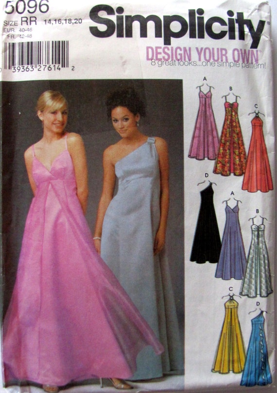  Plus  Size  Evening  Dress  Sewing Pattern  Grad by 