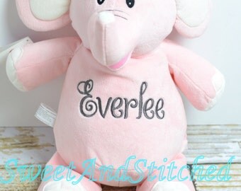 Personalized Stuffed Animal baby gift, Monogrammed stuffed animal elephant, monogrammed baby gift, monogrammed baby elephant, baby monkey