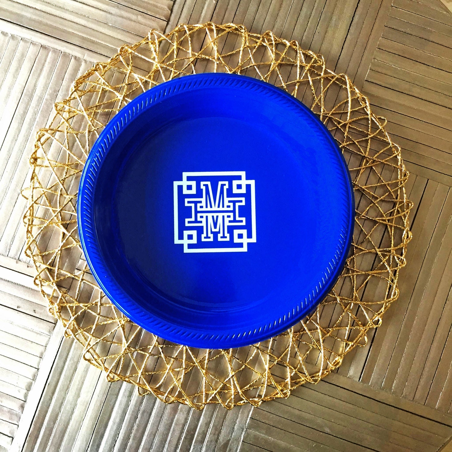 Custom Printed Plastic Party Plates Personalized Printed