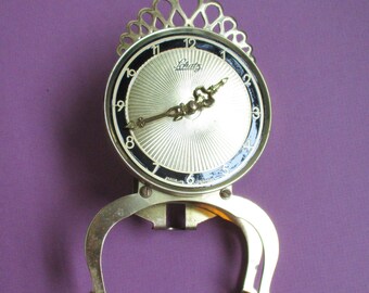 Steampunk Vintage Schatz German Clock Parts Brass Clock Cogs Wheels Gears Destash Steampunk Supply Upcycle Recycle Altered Arts Supply