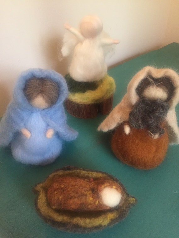 Woolen Felted Nativity