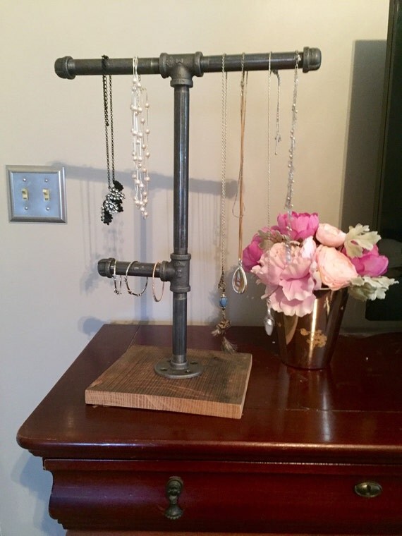 Items similar to Industrial Iron Jewelry Stand on Etsy