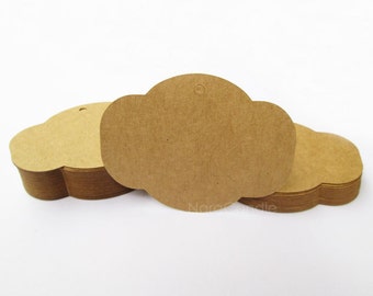 Necklace Card, Kraft Earring Card, Kraft Tag, Brown Gift Tag Set of 100