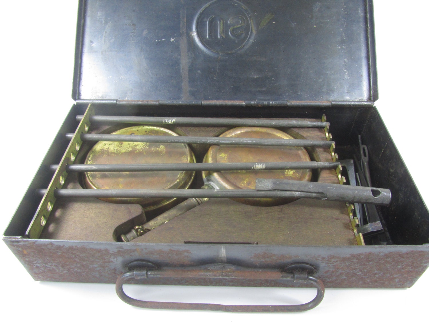 Antique Military Gun Cleaning Kit 1911 US Army Squad Cleaning