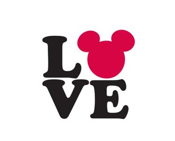 Disney Love Magic Band Decal Disney Love Decal Disney