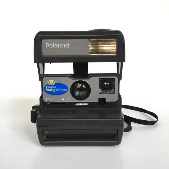 Vintage 90s Polaroid One Step Talking Camera 600 Film