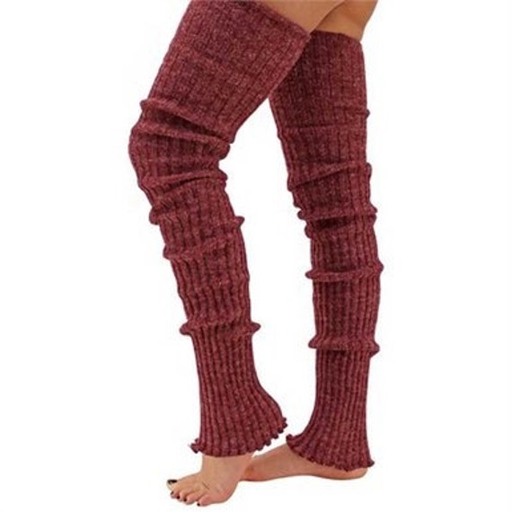 Knitted Leg Warmers, Extra Long Leg Warmers,thick Leg Warmers