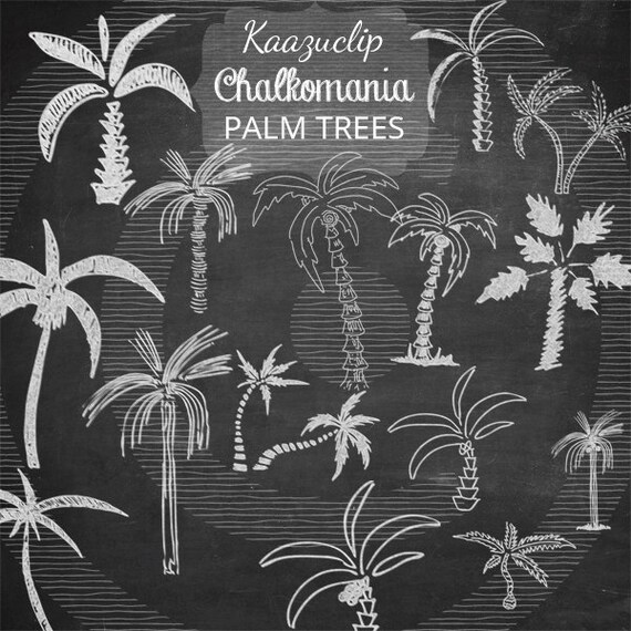 Chalk Palm Trees