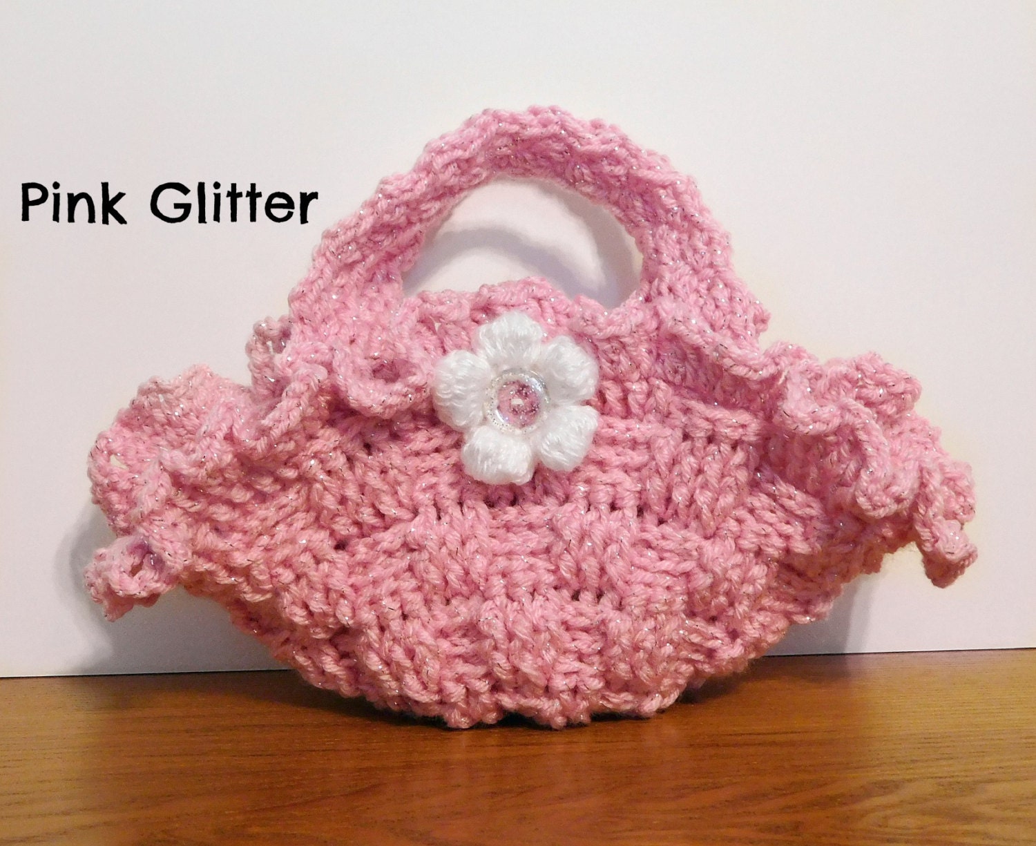 Little Girl's Flower Purse Crochet Pattern Easter Baskets