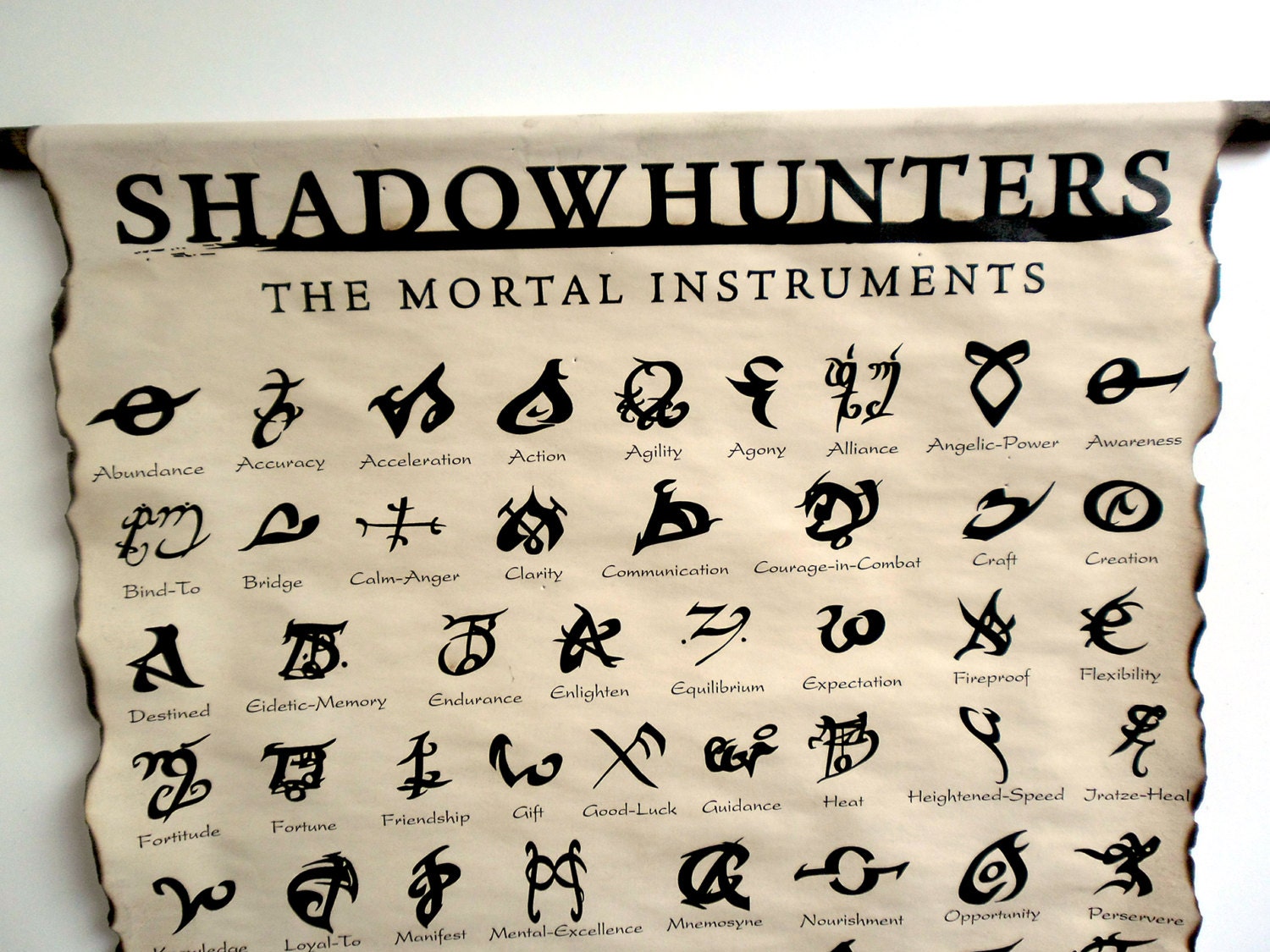 SHADOWHUNTERS All Runes The Mortal Instruments Books Runes by