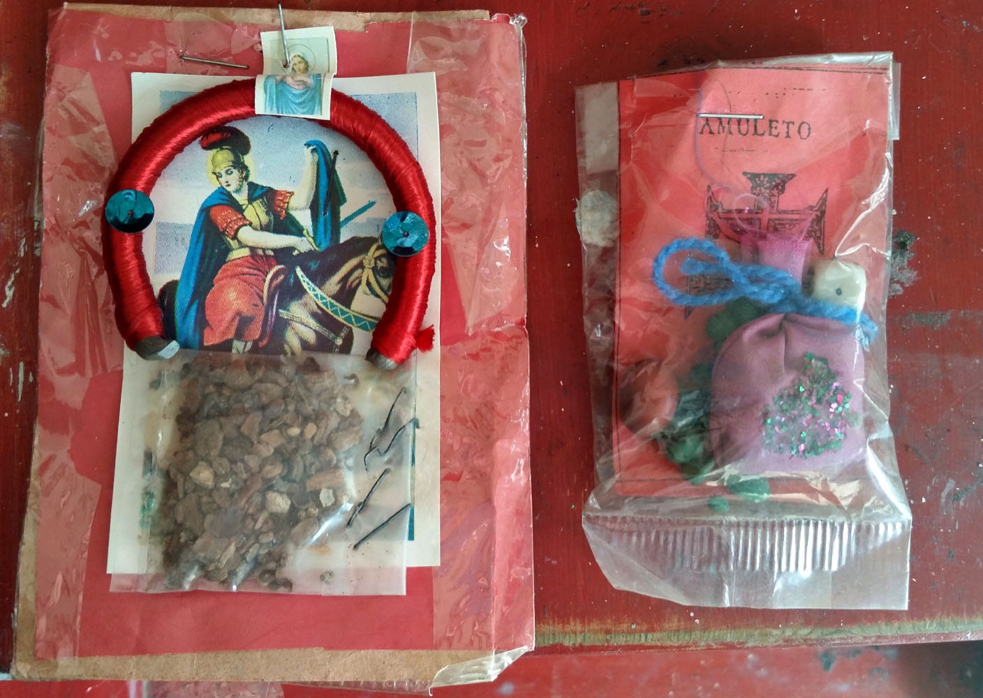 Two vintage Mexican Good Luck/Money Mojo spell by hillockhouse
