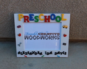 picture frame for graduation kindergarten
