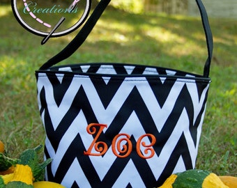Personalized Halloween Bucket - Trick or Treat Bag -