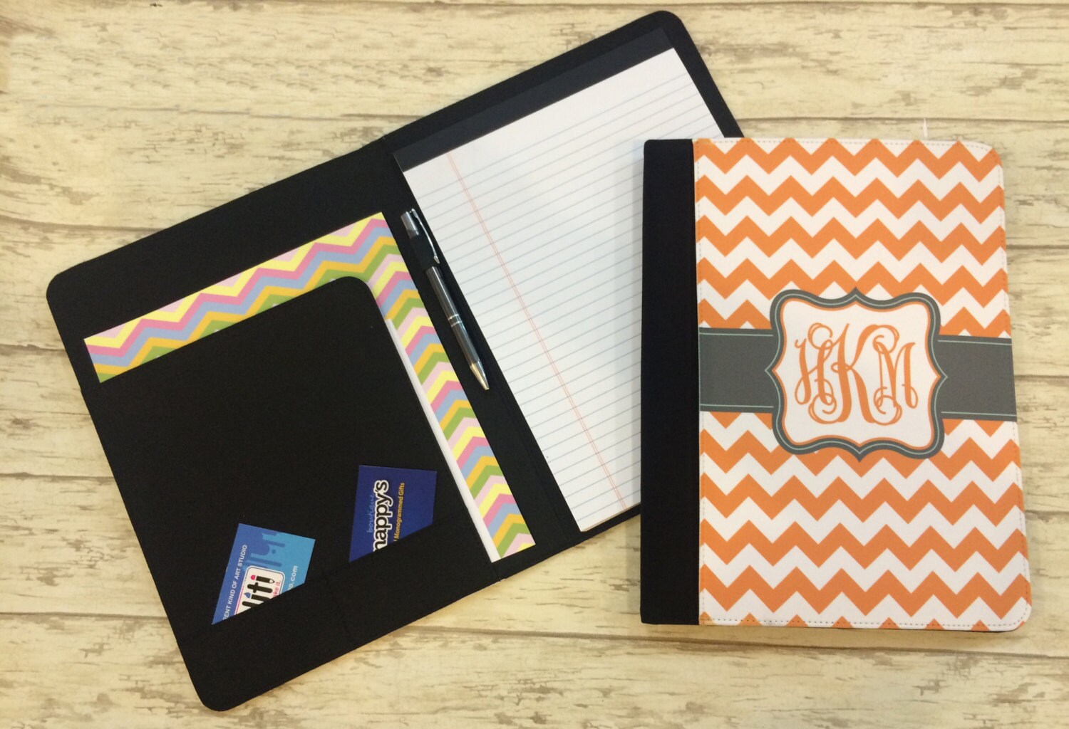 Personalized Notebook Personalized Padfolio case