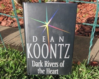Hollow Book Safe 'Dark Rivers of the Heart' Dean Koontz - Handmade, Secret Storage, Valuables, Letters