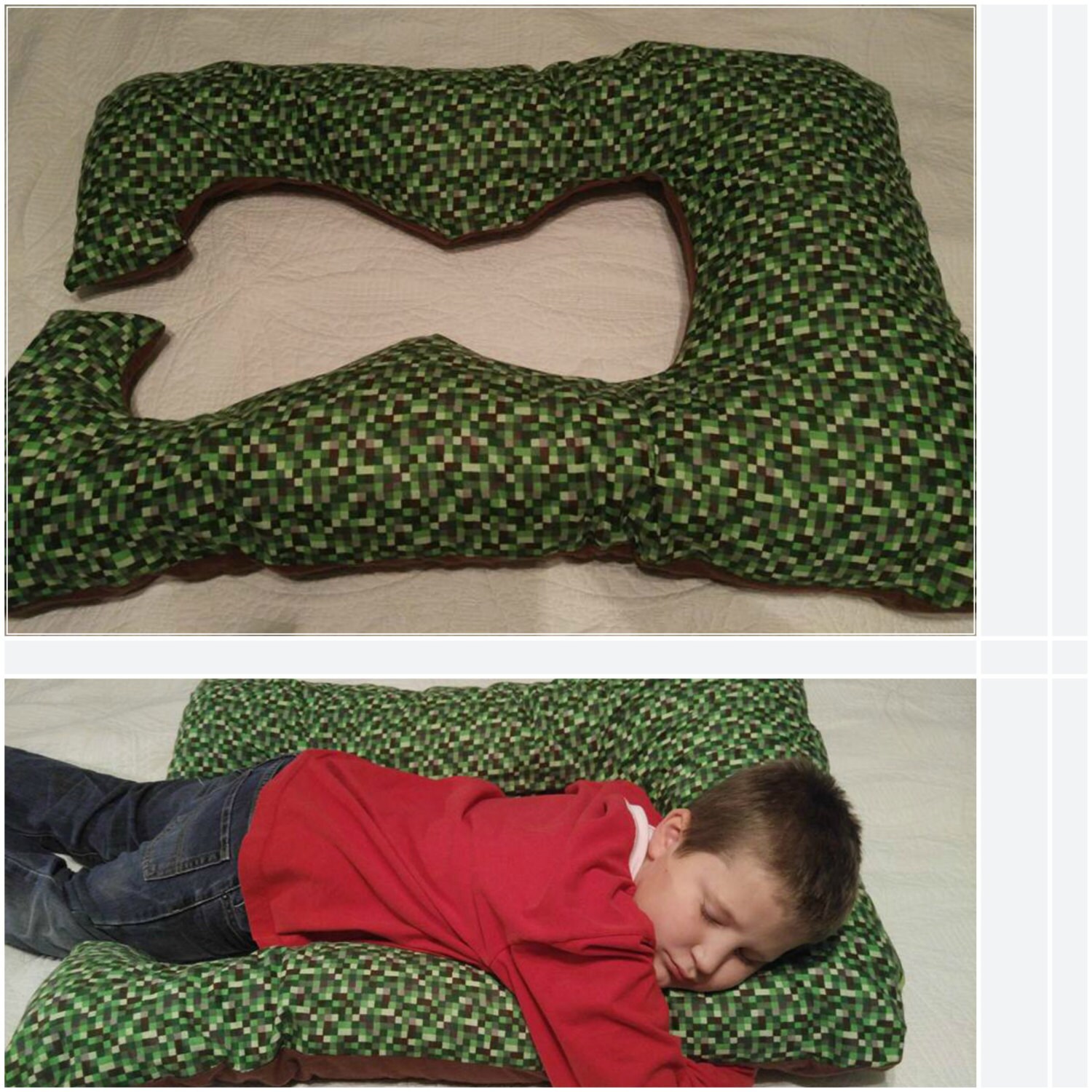 Kids Full Body Pillow by TaraLynchCrafts on Etsy