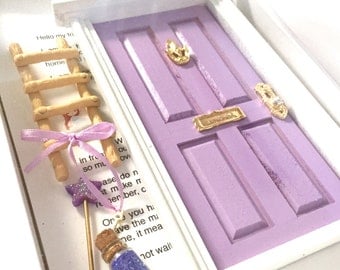 Fairy Door, Tooth Fairy Door, Magical Fairy Door, Fairy Garden, Lavender, Fairy Door Kit, Ann Arbor Door
