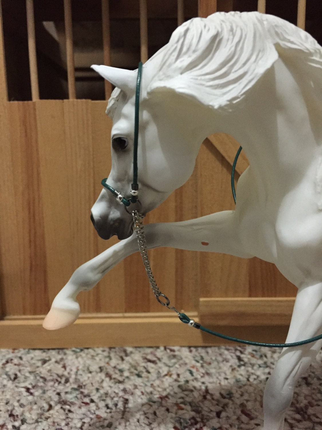 Model Horse Cable Style Arabian Show Halter by HoboCatCreations