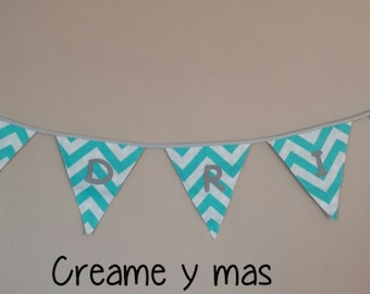 Customized bunting of fabric
