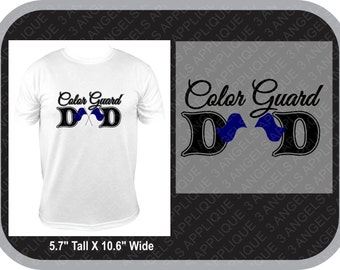 Color Guard Dad SVG Cutter Design INSTANT DOWNLOAD