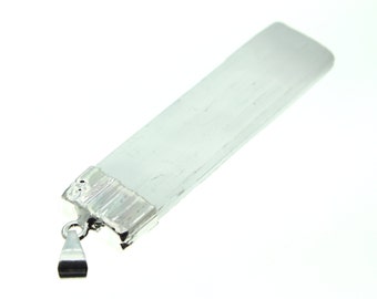 Plate Selenite Pendant, selenite necklace.