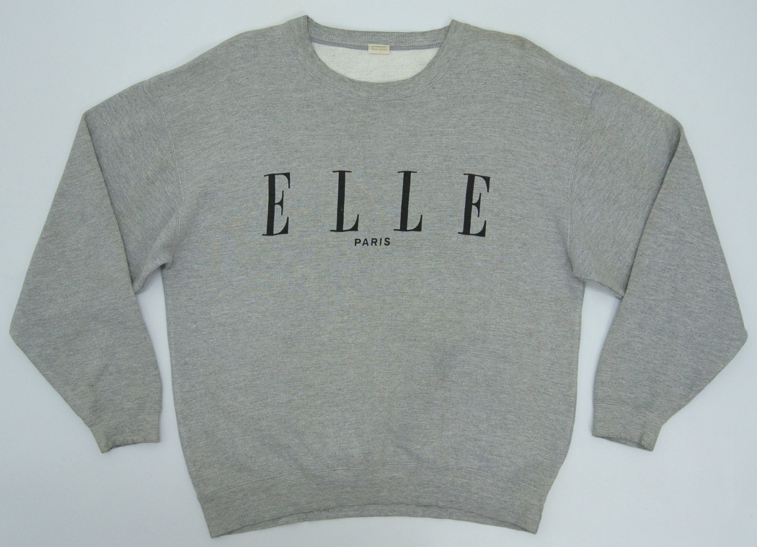 Elle Paris Crewneck Mens Medium Vintage Elle Sweatshirt Elle