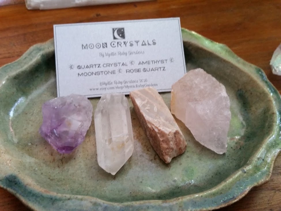 Moon crystals healing crystals  stones raw crystals Moon crystals healing crystals  stones raw crystals