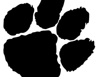 Tiger Paw Lion Paw Bobcat Paw SVG Cut File