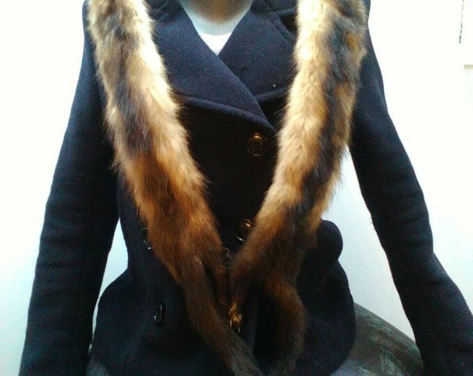 Vintage mink , mink fur, fur collar, wrap fur, mink fur 2 pelts, fur boa, taxidermy, full body, mink scarf, cape, wrap, winter warm fur