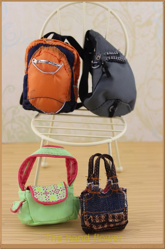 Set dollhouse Miniature nice bag and Backpack.