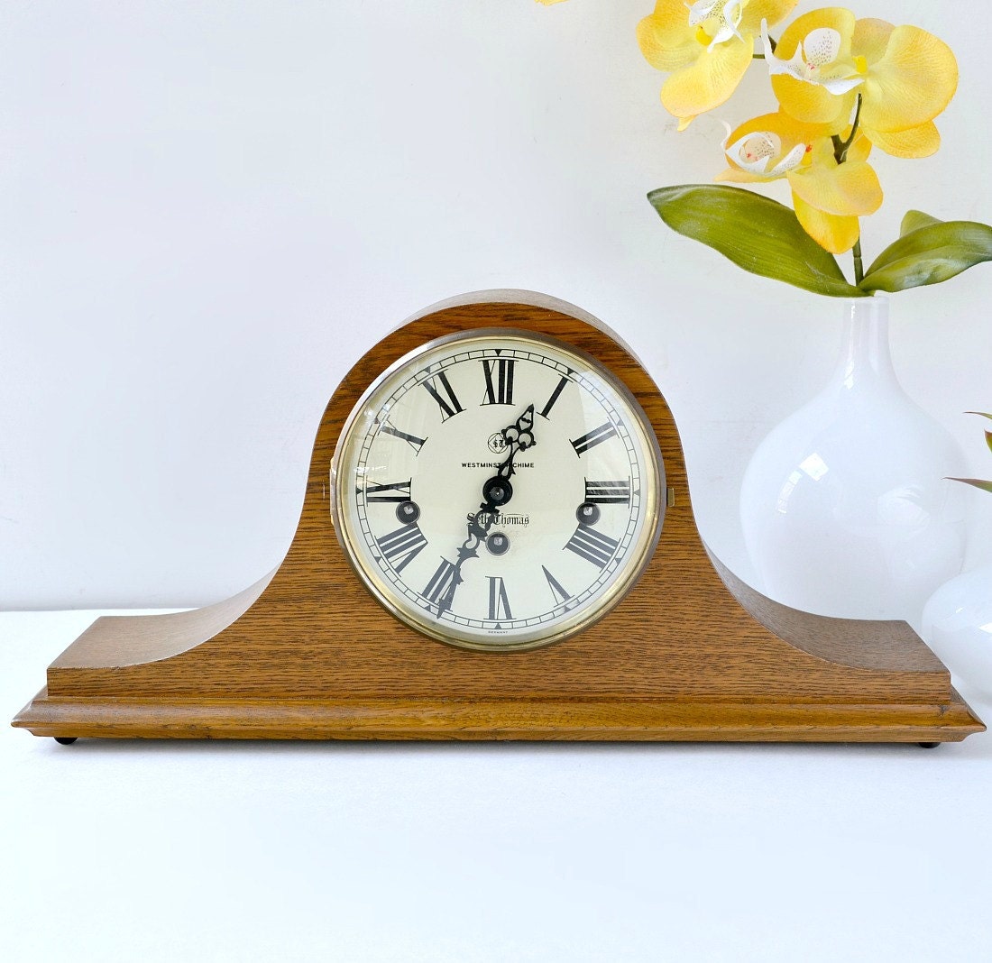 Seth Thomas mantel clock windup Seth Thomas Woodbury model