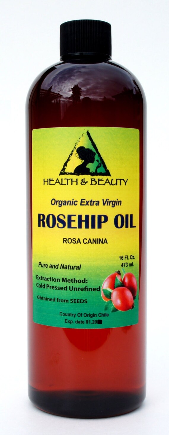 16 oz ROSEHIP SEED Oil UNREFINED Organic Extra by HBOilsCenter