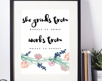 Watercolor print, printable art, Beyonce Print, Lemonade Beyonce, Beyonce Watercolor, Beyonce Lyric Art, Watercolor Lyric, Lyric Art