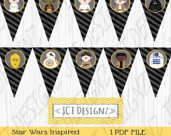star wars birthday printables – Etsy