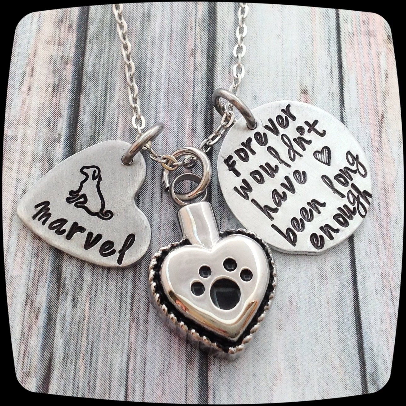 Pet Memorial Cremation Necklace Urn Necklace Loss of family