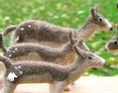 Small Fallow Deer - Woollen Sculpture - made to order
