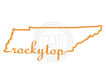 Digital Download Tennessee Rocky Top SVG DXF EPS Silhouette Studio Cricut Design Space