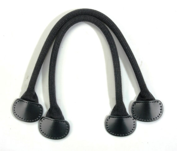 byhands Webbing Purse Handles/Bag Strap with Genuine Leather