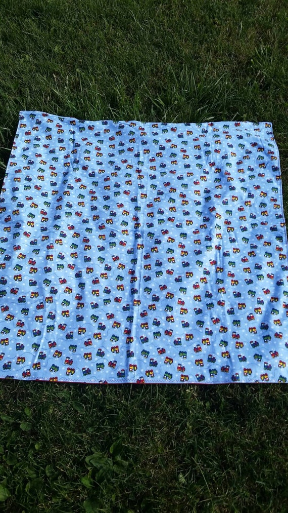 Train Blanket Double Flannel Train Blanket Baby Shower