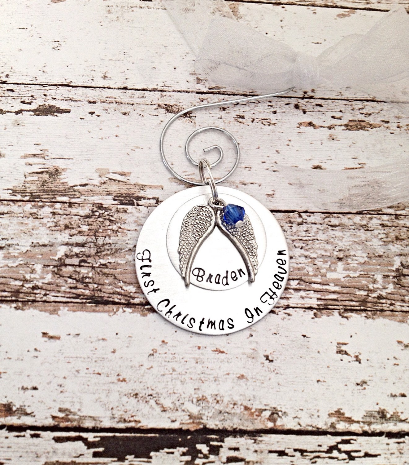 Christmas Decoration Personalized Christmas by MommysMetalz