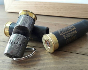 Iron Shotgun Cartridge Bottle Opener~ Shooting Hunting Fishing Gift for Men~ Personalized Birthday~ Iron Anniversary~Gift~ Fathers Day~