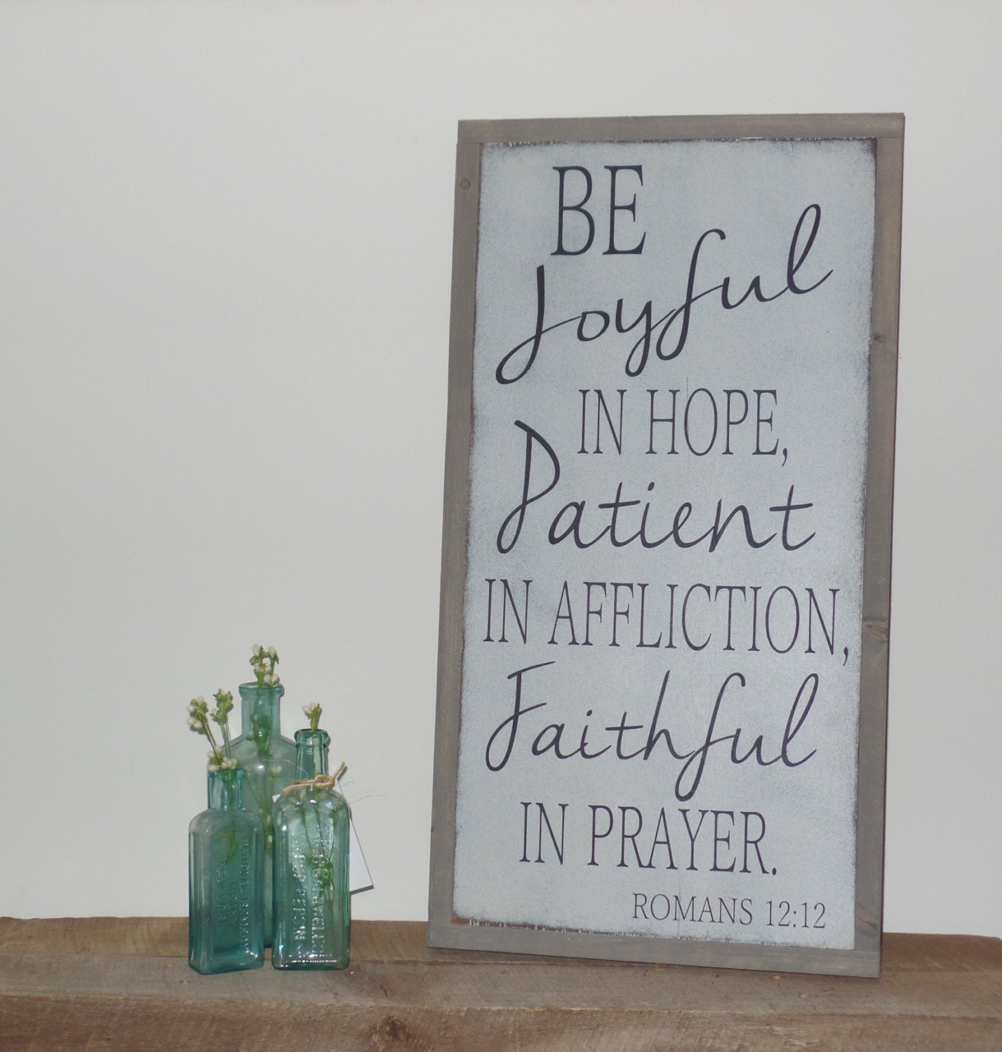 Be Joyful in Hope Patient in Affliction Faithful in Prayer