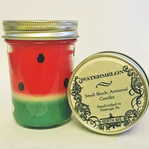 Watermelon Scented Candle / Summer Candles / Unique Candles