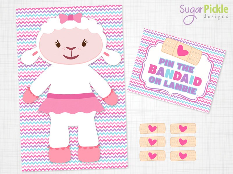 Doc McStuffins Pin the Bandaid on Lambie Doc McStuffins