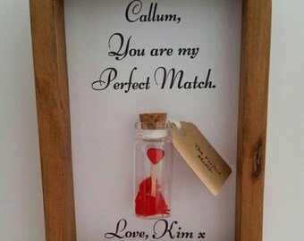 Anniversary gifts for boyfriend gift, Boyfriend gift, Boyfriend card, The perfect match. Add names or your own message.