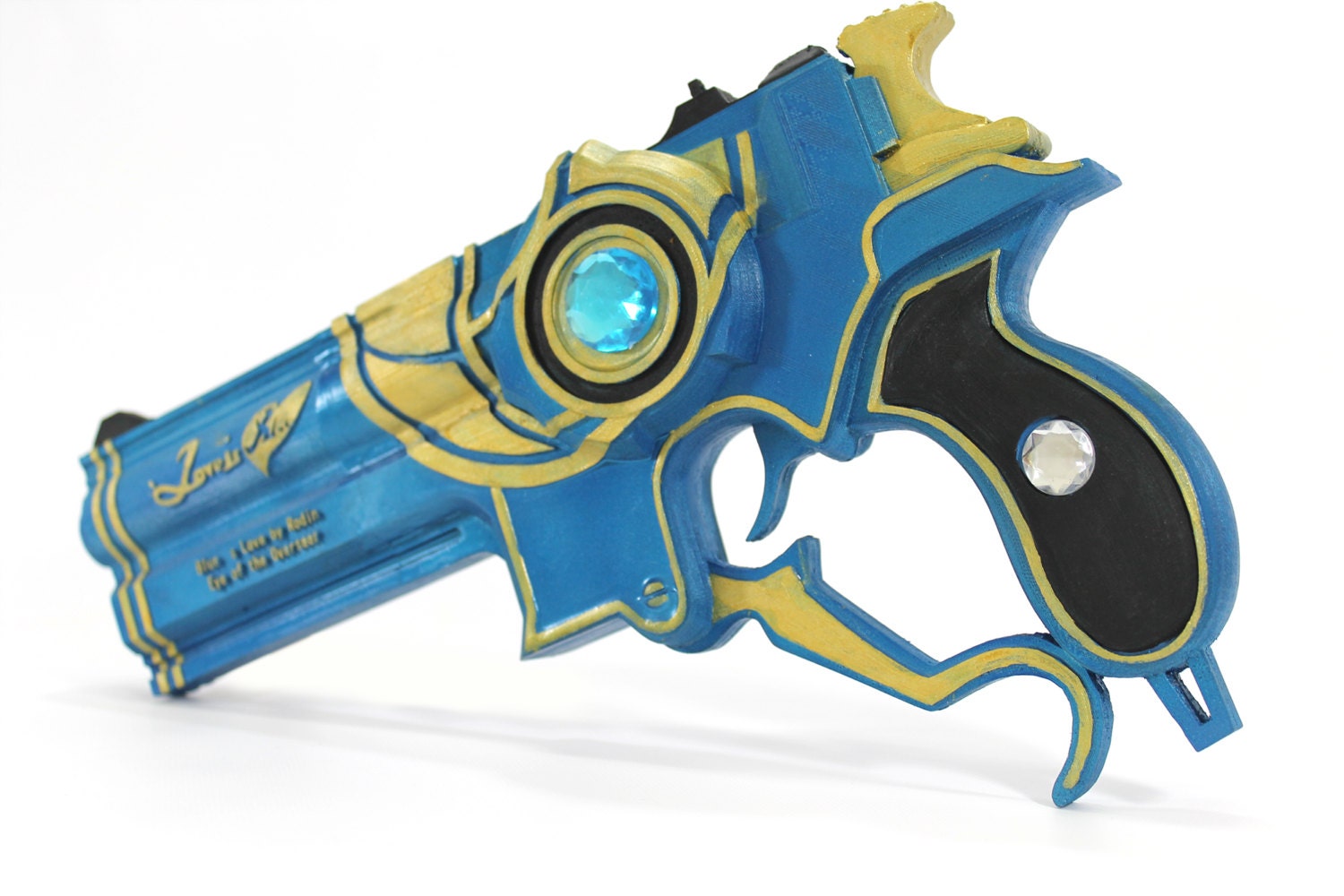 Fully Finished Love Is Blue Bayonetta Guns Cosplay Prop Free